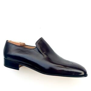 New Artioli Elegant Leather Men's Loafers, 10.5